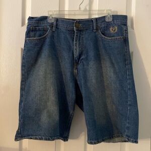 Men jeans shorts
